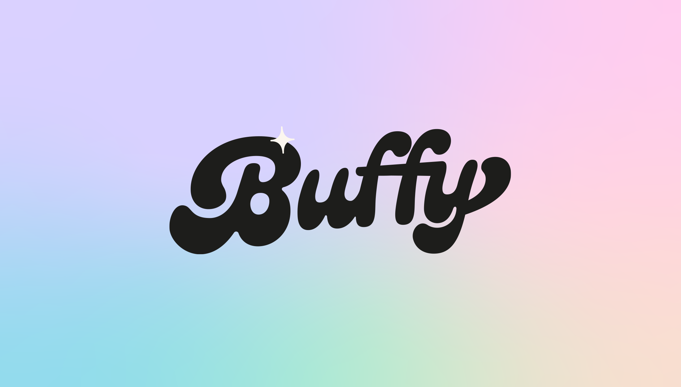 Logo design for Buffy, a luxury nail buffer that offers a natural shine and manicure without the need for varnish - designed by Wiltshire-based graphic designer, Kaye Huett