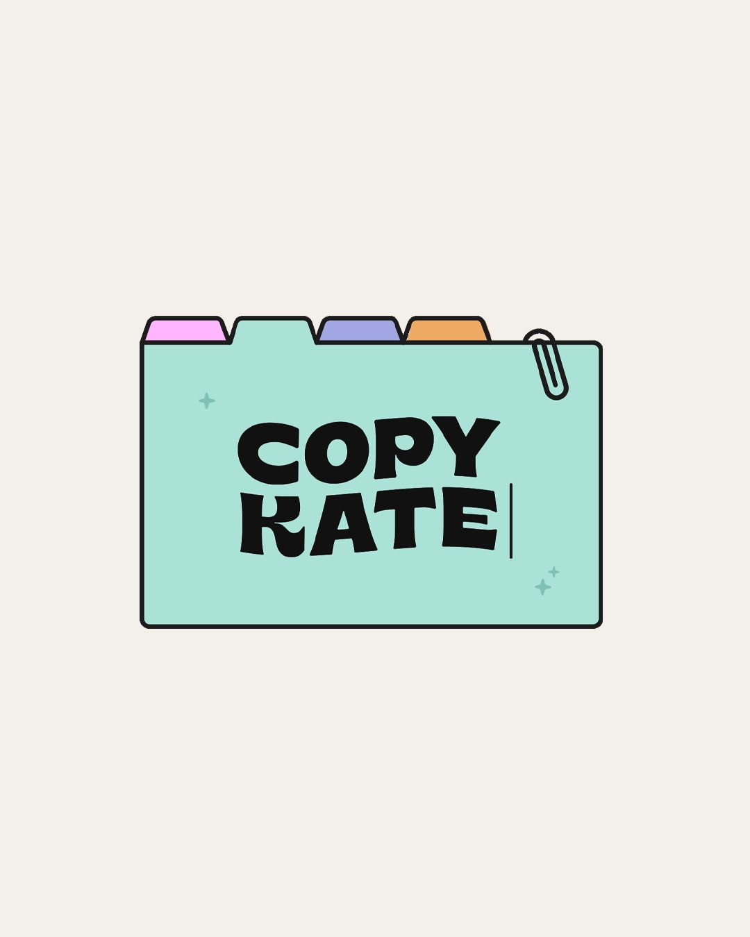 Logo design for CopyKate, a freelance copywriting business based in Ireland - designed by Wiltshire-based graphic designer, Kaye Huett - designed by Wiltshire-based graphic designer, Kaye Huett